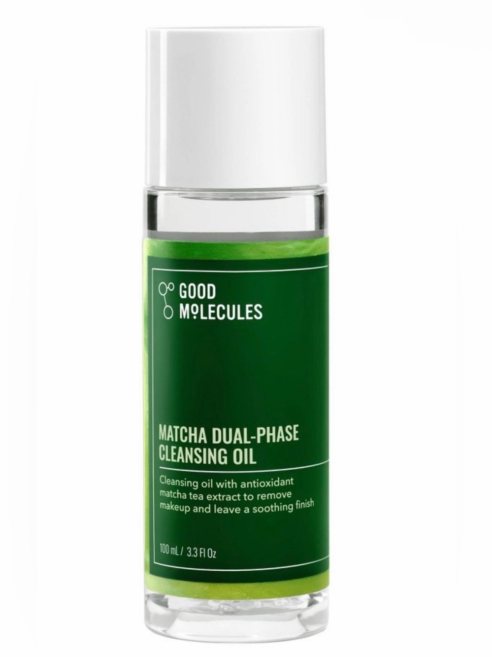 Good Molecules Matcha Dual-Phase Cleansing Oil — Green